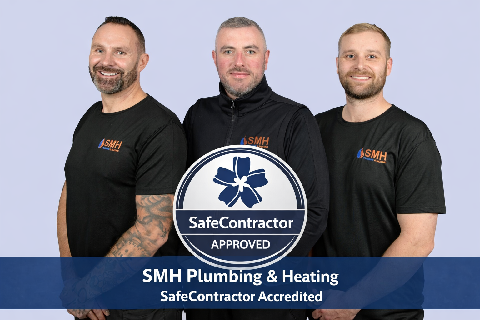 The team and the Safe Contractor Bade